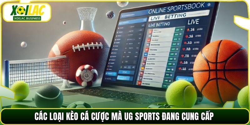Các loại kèo cá cược mà UG Sports đang cung cấp